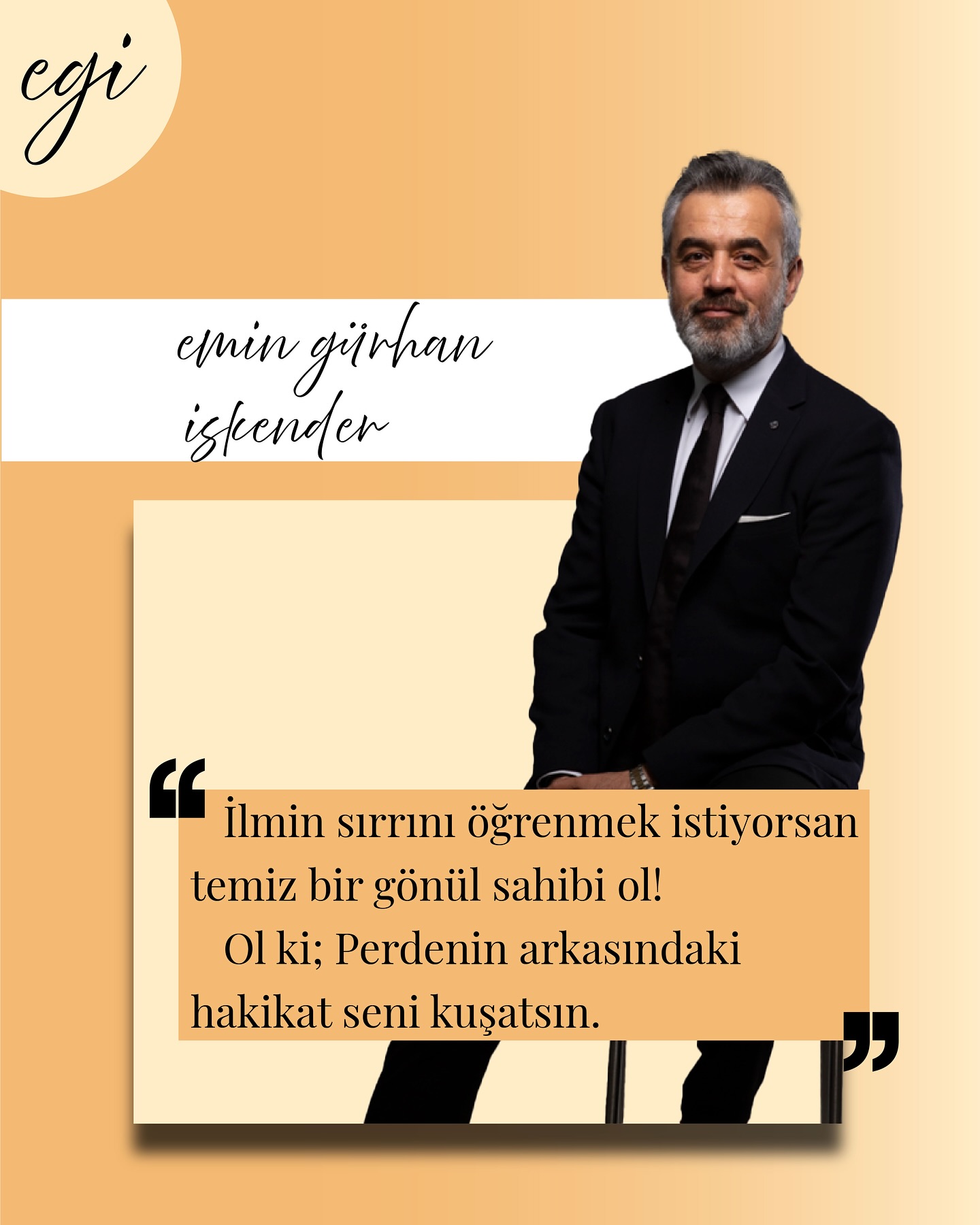 📜 İlmin sırrını öğrenmek istiyorsan temiz bir gönül sahibi ol.

Zira bilgi, sadece kitaplarda değil;
arındırılmış bir kalpte saklıdır.
Zihin öğrenir, ama gönül idrak eder.
Çünkü hakikat, kalbi temiz olmayanın kapısından içeri girmez.

Ne kadar okursan oku,
ne kadar ezberlersen ezberle,
eğer gönlün arzu, öfke ve kibirle bulanıksa,
o bilgi seni aydınlatmaz — yakar.

Hakikati görmek için göz değil, içsel bir berraklık gerekir.
O berraklık da yalnızca samimiyetle doğar. 🌿

Perdenin arkasında duran gerçeğe ulaşmak,
ancak kalbini arındırabildiğinde mümkündür.
Çünkü hakikat, temiz bir gönül sahibine yaklaşır;
ve sessizce fısıldar:
“Ben buradayım…” ✨

— Emin Gürhan İskender

#EminGürhanİskender #Füg #Maneviyat #Hakikat #İlim #Bilgelik #KalpGözü #İdrak #İçselYolculuk #RuhunDerinliği #TemizGönül #FugABC